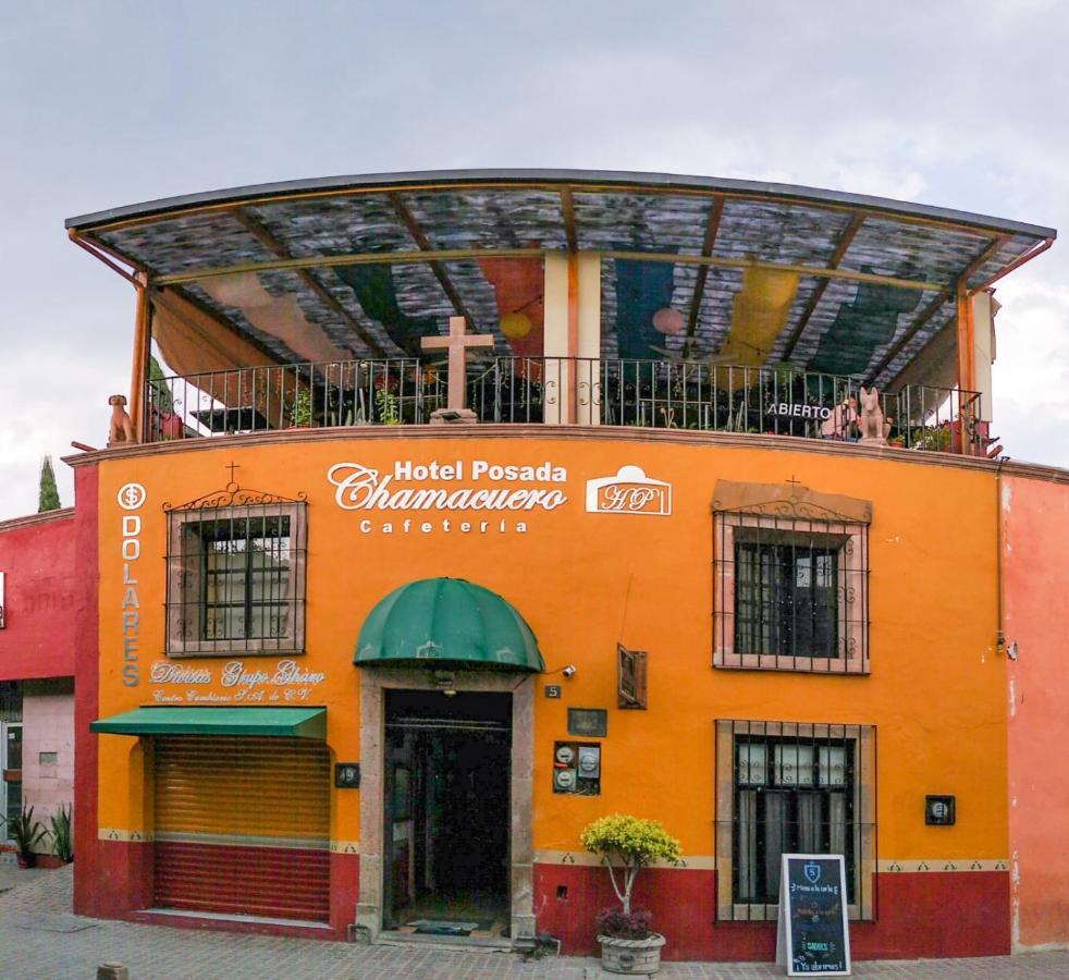 Hotel Posada Chamacuero Comonfort المظهر الخارجي الصورة